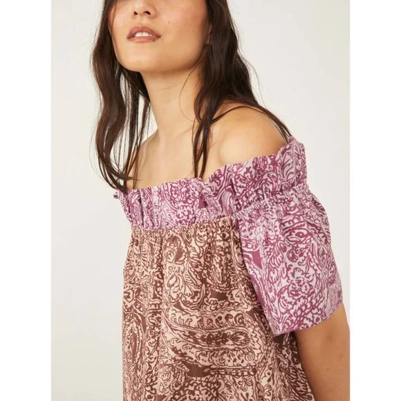 🎉LAST CHANCE🎉 NWT Free People Sophie Printed Dress / Light Combo - Picture 4 of 7